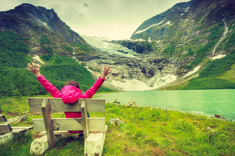 Voss : Excursion guidée dans les fjords et les glaciers du FjærlandExcursion guidée dans les fjords et les glaciers : Voyage aller-retour Voss-Fjearland