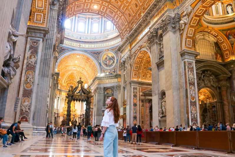 罗马：梵蒂冈博物馆、西斯廷教堂之旅和教堂入口