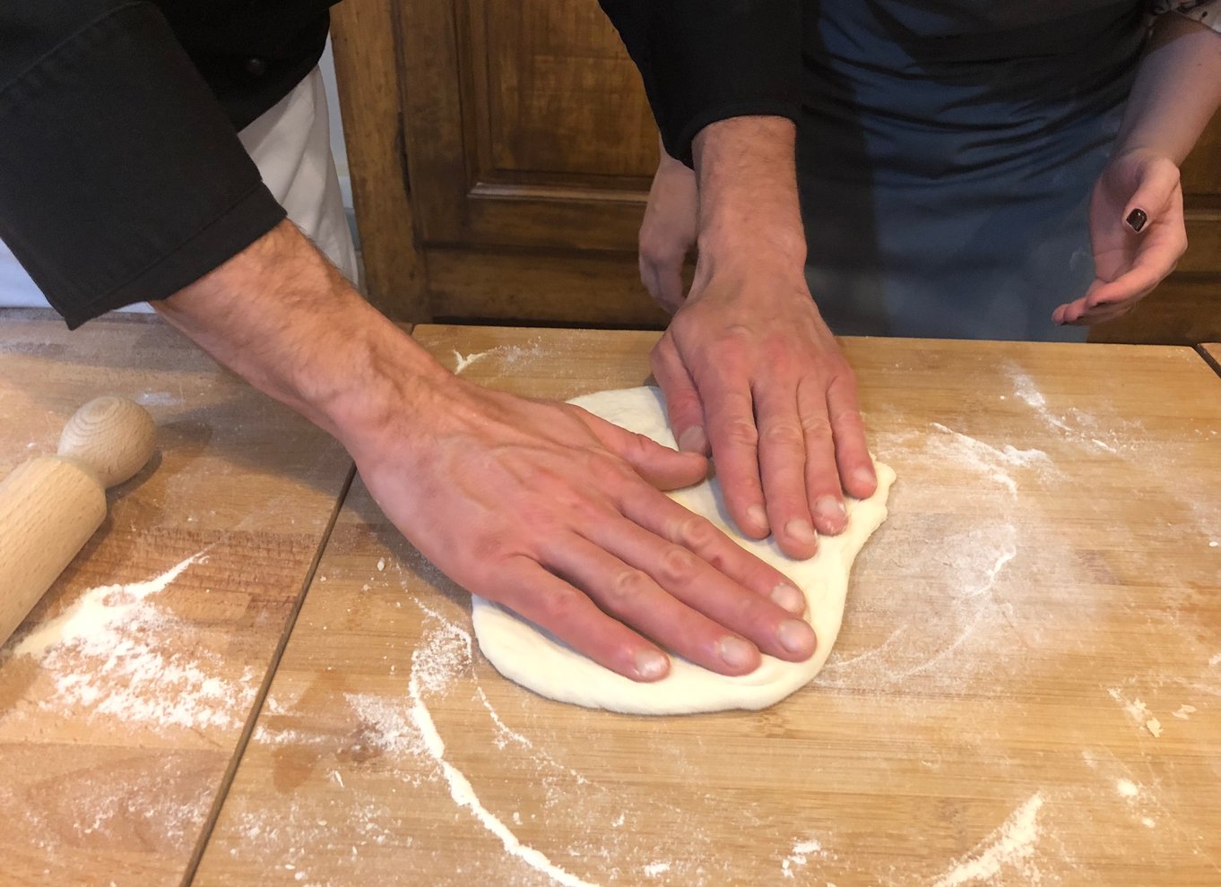 Firenze: Familievenlig madlavningsklasse: Pizza og gelato