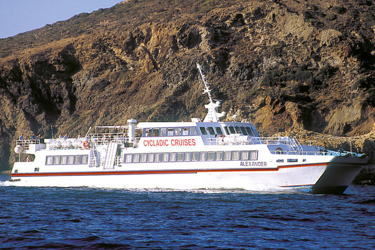 Desde Paros: Excursión de un día en catamarán a MykonosRecorrido desde el punto de encuentro