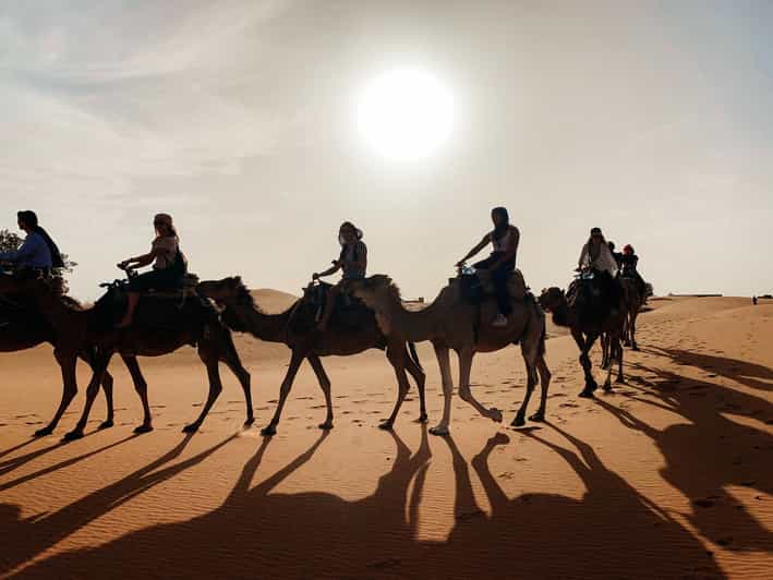 De Marrakech à Fès : 3 jours d'aventure dans le désert via Merzouga - dromadaire