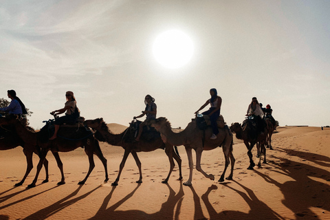 Marrakech to Fes: 3-Day Desert Adventure via Merzouga Standard desert camp tent