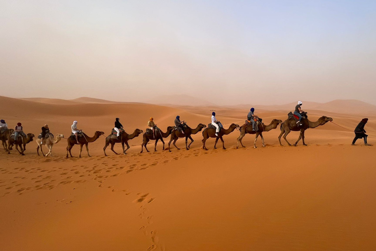 Marrakech to Fes: 3-Day Desert Adventure via Merzouga Deluxe Camp Tent (Recommended)