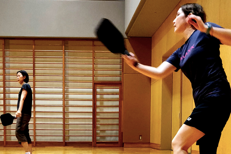 Pickleball in Osaka with locals players!Pickleball: Abeno Sports Center (Osaka)