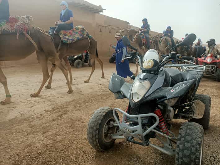 Excursión en camello y quad por el desierto de Agafay con almuerzo - quad