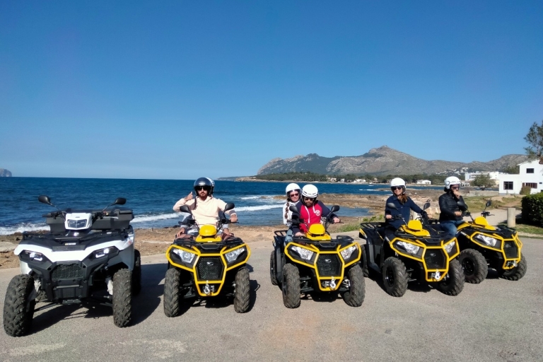 Depuis Port d'Alcudia : 3 heures d'excursion en Quad3h de visite en groupe partagé - Double Quad