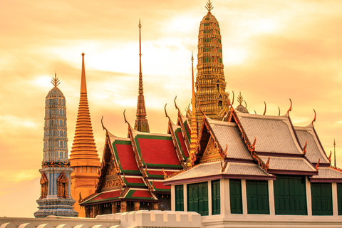 Bangkok: Grand Palace and Emerald Buddha Half Day Tour Join-in Grand Palace English Guide Tour without Ticket