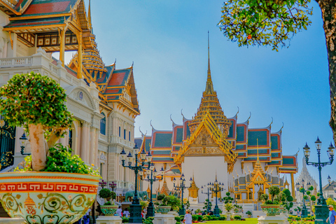 Bangkok: Półdniowa wycieczka do Wielkiego Pałacu i Szmaragdowego BuddyDołącz do Grand Palace English Guide Tour bez biletu