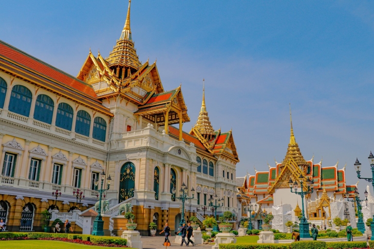 Bangkok: Półdniowa wycieczka do Wielkiego Pałacu i Szmaragdowego BuddyDołącz do Grand Palace English Guide Tour bez biletu