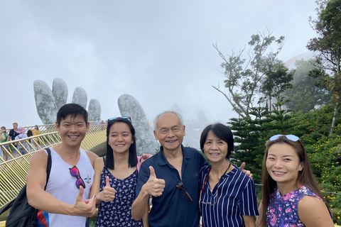 Gyllene bron: Ba Na Hills Privat rundtur och valfri lunchPrivat tur Golden Bridge - Ba Na Hills utan lunch