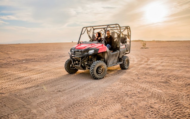Visit Makadi Quad, Jeep, Camel and Buggy Safari with BBQ Dinner in Omaha