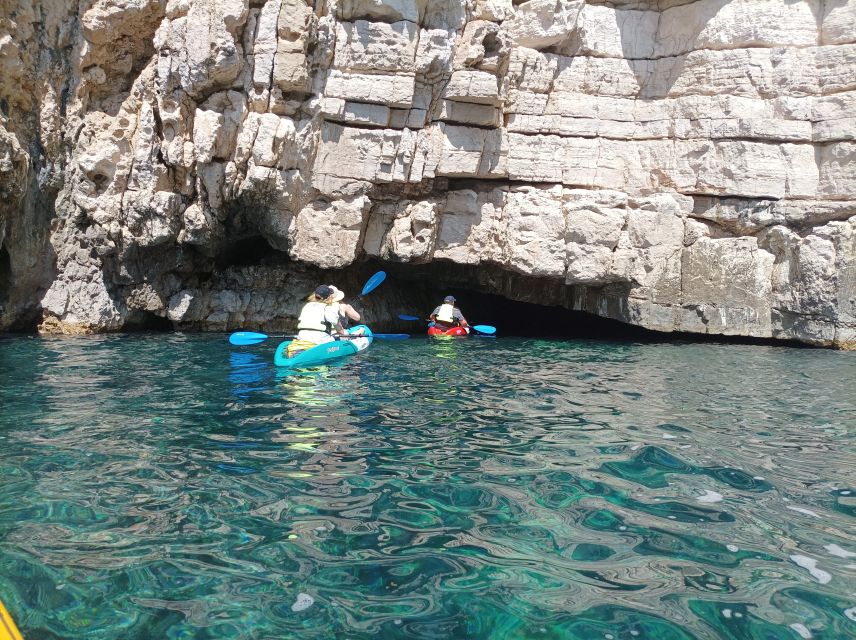 Pula: Blue Cave Kayak Tour with Swimming and Snorkeling | GetYourGuide