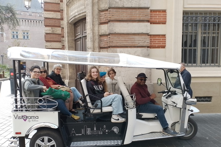 Toulouse: Recorrido eléctrico en Tuk-Tuk con paradas fotográficas y audio