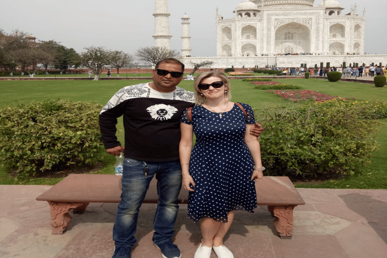 Vanuit Delhi: Private Sunrise Taj Mahal Tour