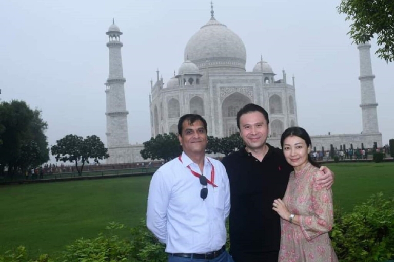 Lever de soleil privé sur le Taj Mahal et le Fort de Jaipur en voiture