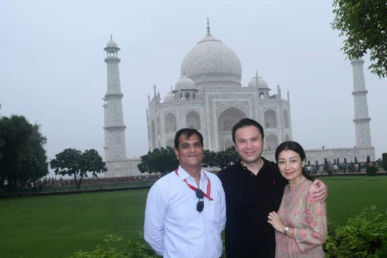 Lever de soleil privé sur le Taj Mahal et le Fort de Jaipur en voiture