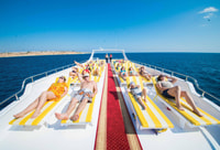 Sharm, nur Erwachsene Elite Kreuzfahrt nach Tiran Island mit Mittagessen - Hizvo