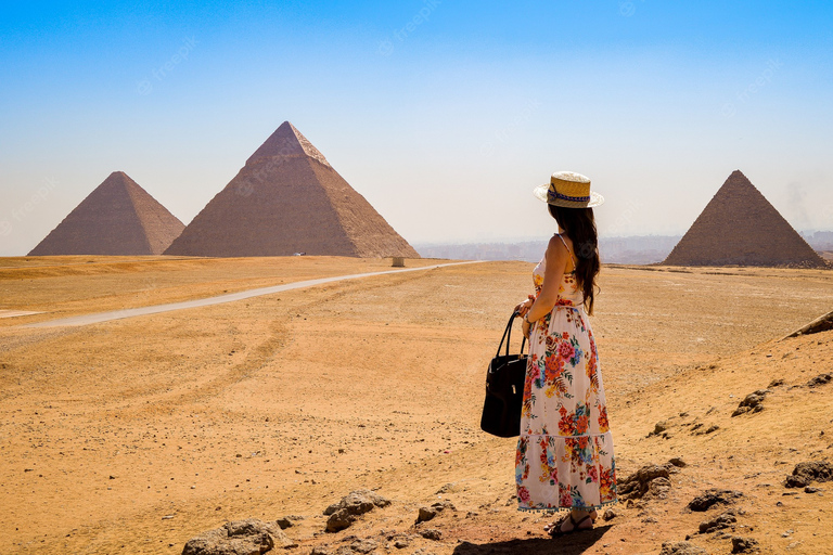 Kairo: Pyramiderna i Giza, Memphis, Saqqara Privat rundtur och lunch