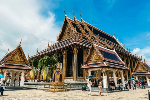 Bangkok: Półdniowa wycieczka do Wielkiego Pałacu i Szmaragdowego BuddyDołącz do Grand Palace English Guide Tour bez biletu