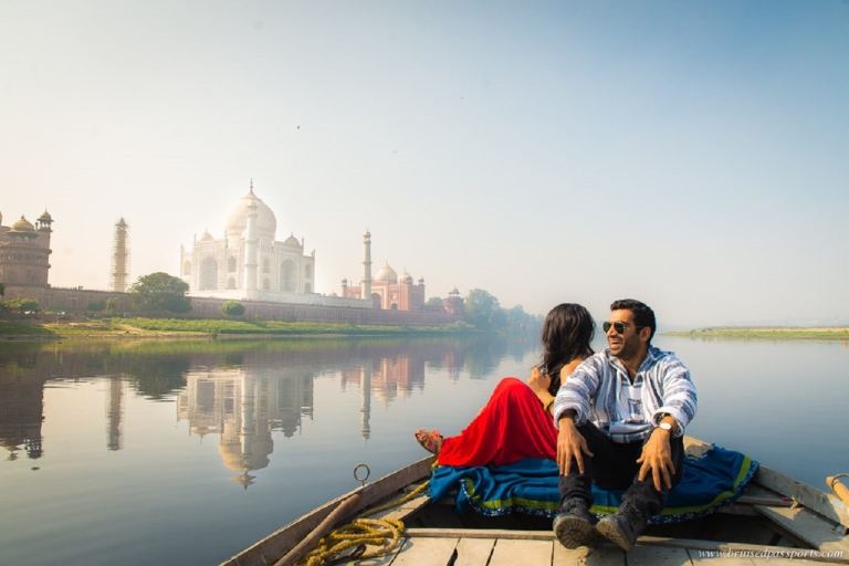 Desde Delhi : Excursión de un día al Taj Mahal y al Fuerte de Agra en tren GatimanExcursión con silla AC , almuerzo y guía