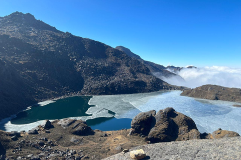 Depuis Katmandou : excursion en hélicoptère dans l'Himalaya (Gosaikunda)