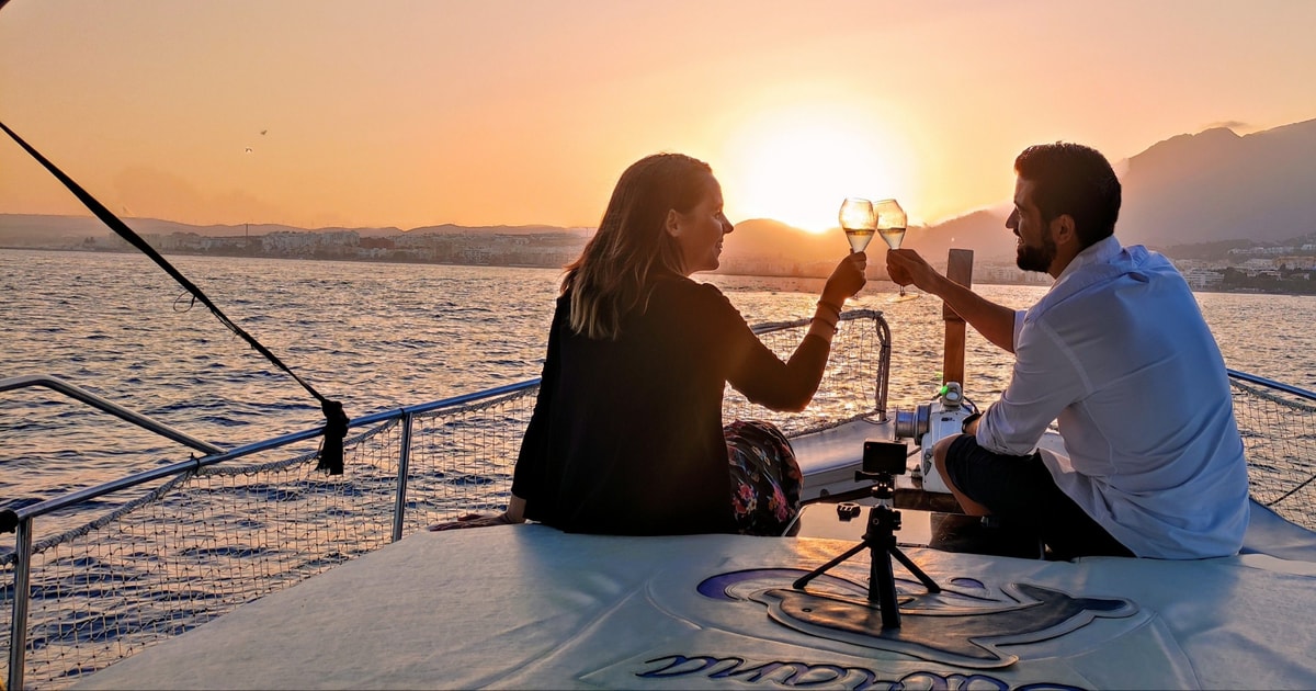 sunset cruise estepona