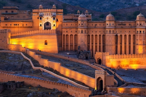 Transfert de Ranthambore à Jaipur avec visites touristiques