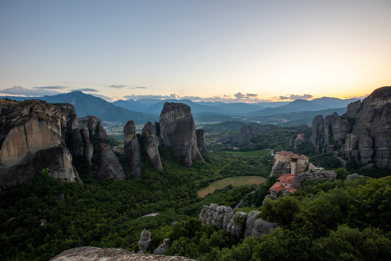 Meteora Full-Day Trip from Athens by Train Shared Tour in English with Economy Class Train