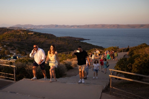 Cape Sounion-zonsondergangtour vanuit Athene