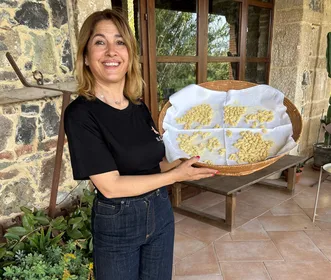 Oristano: Pasta-Labor mit Mittagessen in der sardischen Landschaft
