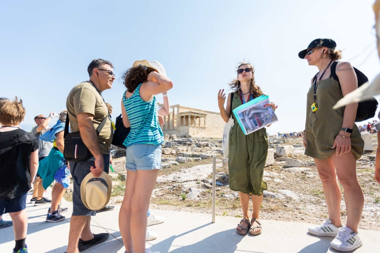 Vroege ochtend begeleide wandeling naar de Akropolis en het museumBegeleide wandeling door Akropolis en museum - met kaartjes