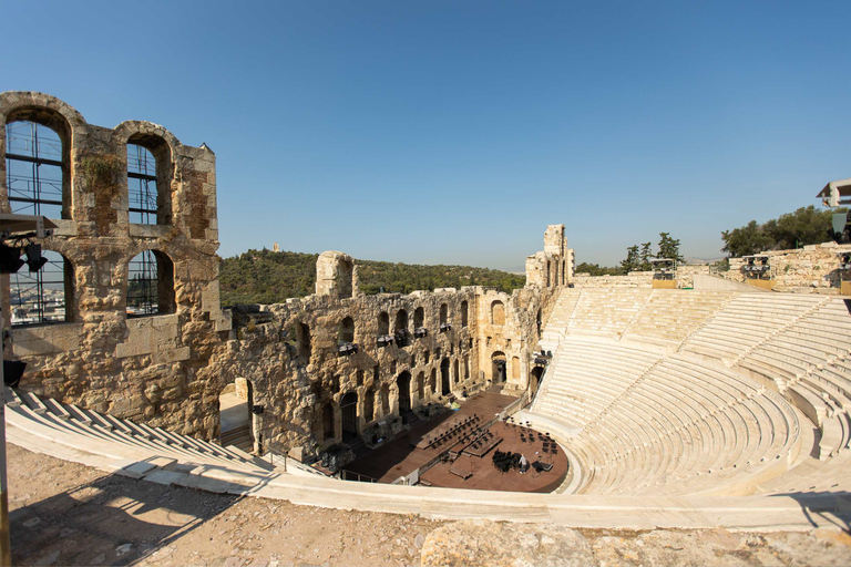 Vroege ochtend begeleide wandeling naar de Akropolis en het museumBegeleide wandeling door Akropolis en museum - met kaartjes