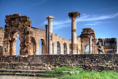 Viagem privada de 1 dia a Volubilis, Moulay Idriss e Meknes