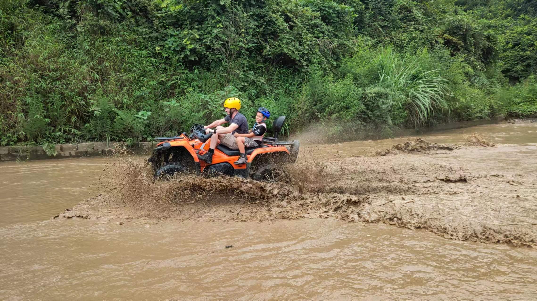Halbtagestour/Ganztagestour mit dem Atv/Buggy in Yangshuo