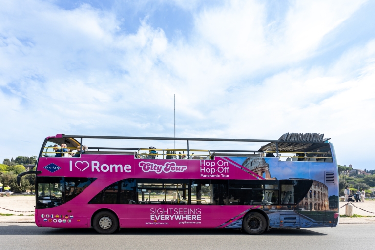 Rom: Tour mit dem Hop-On/Hop-Off-Sightseeing-BusPanorama-Tagestour