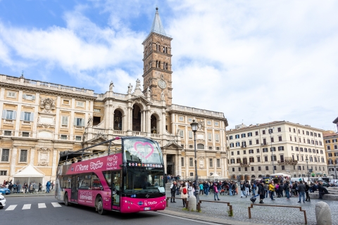 Rome: Hop-on Hop-off Sightseeing Bus Tour One Run Ticket