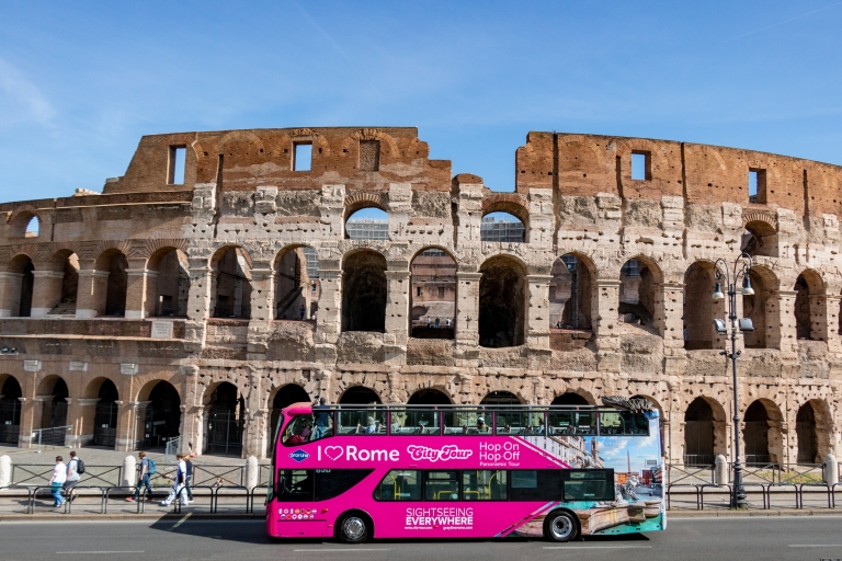 Rzym: wycieczka autobusowa wskakuj/wyskakujBilet 1-dniowy – wycieczka krajoznawcza