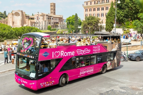 Rom: Tour mit dem Hop-On/Hop-Off-Sightseeing-BusEinzelfahrt-Ticket