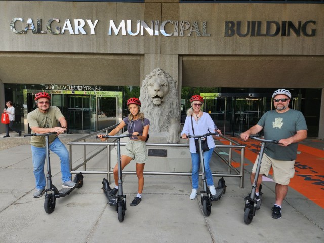 Visit Calgary 2-hour E-Scooter City Highlights Tour in Calgary