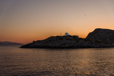 Heraklion: Sunset Sailing Cruise Dia Island with Snorkeling Full-Day Sailing Group with Meeting Point