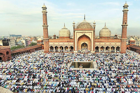 Stare Delhi: wycieczka po mieście z Tuk Tukiem w Chandni ChowkSamochód, kierowca, przewodnik, bilety wstępu, uliczne jedzenie i tuk tuk