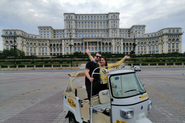 Bukarest: Private Nordseite Tuk-Tuk Tour mit AbholungBukarest: Private Nordseite Tuk-Tuk Tour mit Transfer