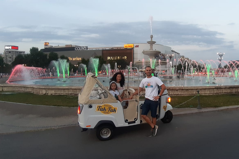 Bukarest: Bästa av Bukarest Privat Tuk-Tuk TourBukarest: Bästa av Bukarest 2-timmars privat Tuk-Tuk-tur