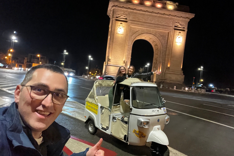 Bukarest: Bästa av Bukarest Privat Tuk-Tuk TourBukarest: Bästa av Bukarest 2-timmars privat Tuk-Tuk-tur