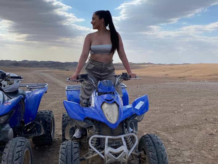 Quad, balade à dos de chameau, dîner et spectacle dans le désert d'Agafay - quad