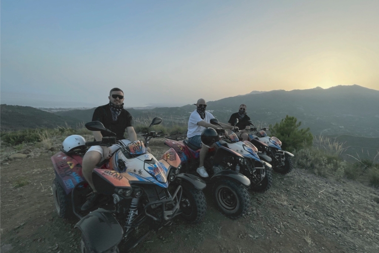 Marbella: Guided Quad Tour with Sea and Gibraltar Rock Views Marbella: Guided Quad Tour with Rock of Gibraltar Views