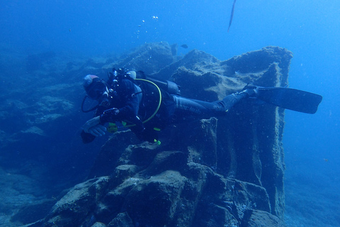 Tenerife: mergulho privado para iniciantes em um barcoexperiência de mergulho