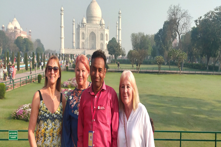 From Delhi : Private Taj Mahal and Agra Fort Trip by Car Tour with Private Ac Car, Guide, Monument entry fees