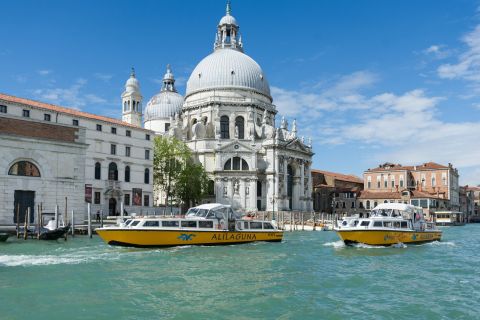 Venezia: trasferimento in barca da/per l'aeroporto Marco Polo con 3 percorsi