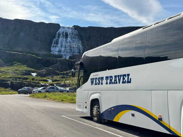 Van Isafjordur: begeleide dagtocht naar de Dynjandi-waterval met de bus